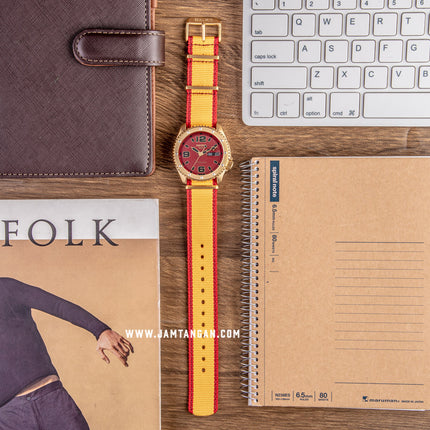 Seiko 5 Sports SRPF24K1 Street Fighter Zangief Iron Cyclone Dual Tone Nylon Strap Limited Edition