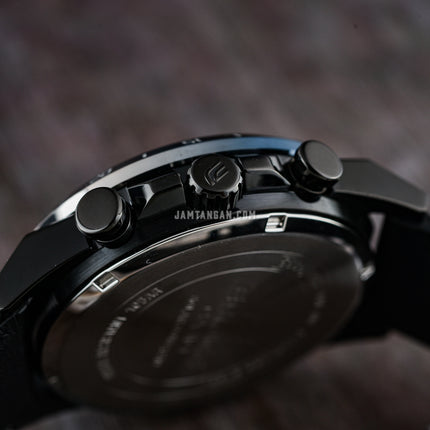 Casio Edifice EQS-940NL-1AVUDF Nighttime Drive Series Solar Chronograph Black Leather Band