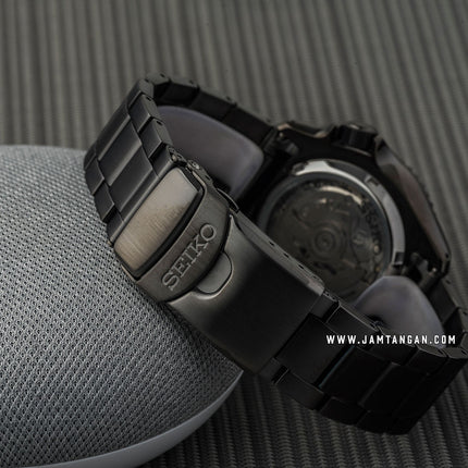 Seiko 5 Sports SRPD65K1 5KX SKX Sports Style Automatic Black Dial Gunmetal Stainless Steel Strap