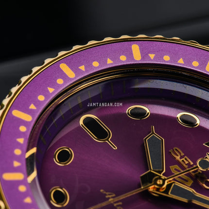 Seiko 5 Sports X Jojo Bizarre Adventure SBSA036 Giorno Giovanna Leather Strap Limited Edition (JDM)