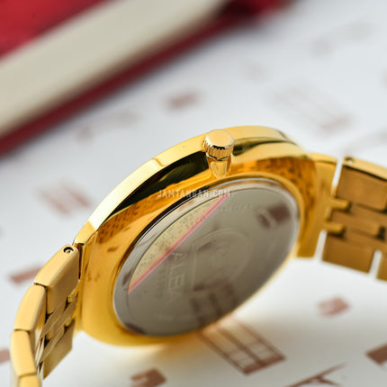 Alba Prestige AS9D72X1 Man White Dial Gold Stainless Steel Strap