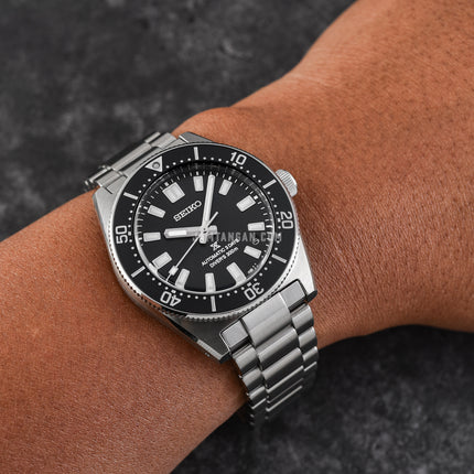 Seiko Prospex SPB453J1 New 62MAS 1965 Diver Facelift Black Dial Stainless Steel Strap