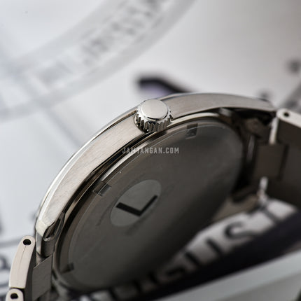 Seiko Classic SUR371P1 Discover More Blue Dial Titanium Strap
