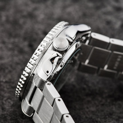Seiko 5 Sports SRPK11K1 SKX Sports Style Double Hurricane Orange Dial St Steel Strap Special Edition