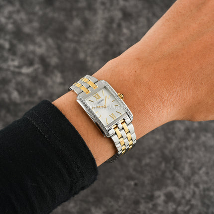Seiko Ladies SWR093P1 Discover More White Dial Dual Tone Stainless Steel Strap