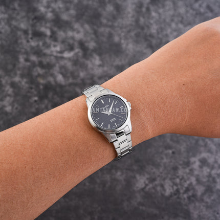 Alba Prestige AH7S45X1 Ladies Black Dial Stainless Steel Strap