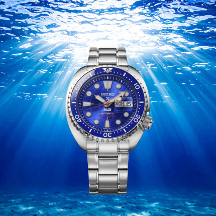 Seiko Prospex HBB002K1 Diver’s Watch PADI 60th Anniversary King Turtle Striking Blue Limited Edition