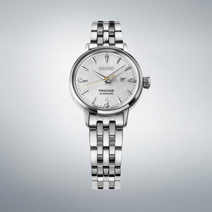 Seiko Presage SRE017J1 Cocktail Time Hot Buttered Rum Diamond-Set Stainless Steel Strap