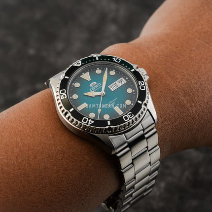 Orient Sport RA-AA0811E Automatic Mako IV Green Dial Stainless Steel Strap