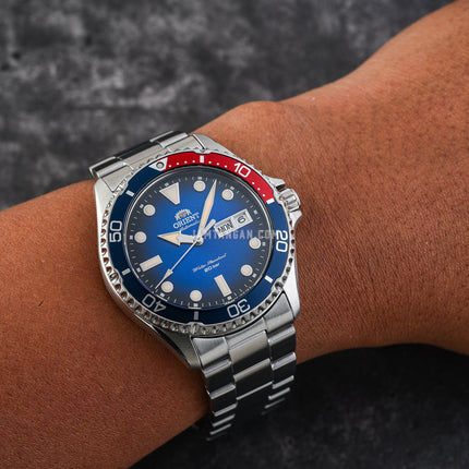 Orient Sport RA-AA0812L Automatic Mako IV Pepsi Blue Dial Metal Strap