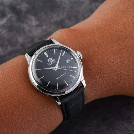 Orient Bambino 38 Classic RA-AC0M02B Automatic Men Black Dial Black Leather Strap