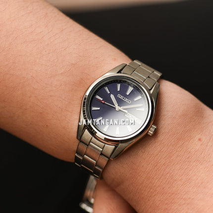 Seiko Classic SUR353P1 Blue Dial Stainless Steel Strap