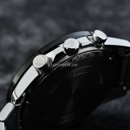 Casio Edifice EFR-573HG-1AVUDF Heat Gradation Chronograph Black Dial Stainless Steel Band