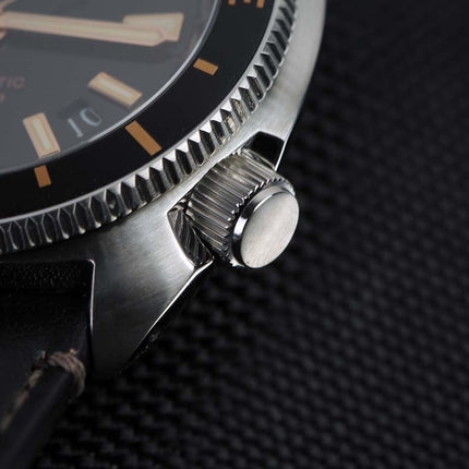 Seiko Prospex SRPG17K1 Tortoise Land Automatic Black Dial Black Leather Strap