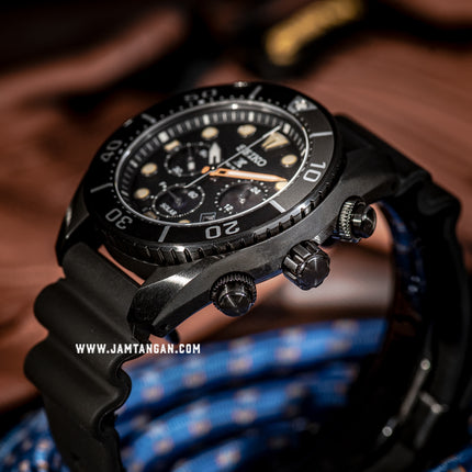 Seiko Prospex SSC761J1 Sumo Ninja Solar Chronograph Black Series Rubber Strap Limited Edition