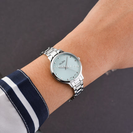 Alba Fashion ARX151X1 Ladies Light Blue Dial Stainless Steel Strap