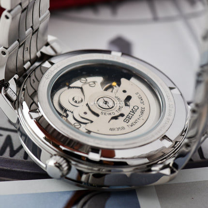 Seiko Classic SRPH89K1 Discover More Green Dial Stainless Steel Strap