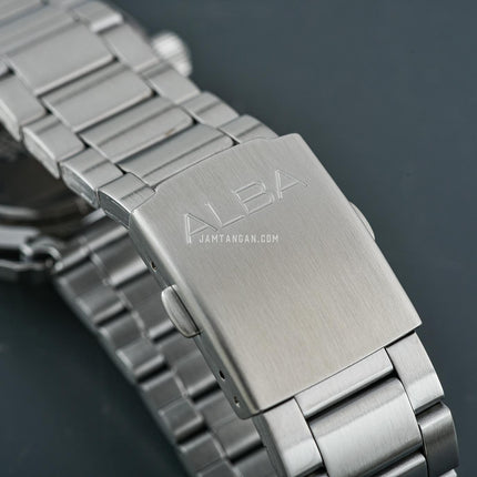 Alba AS9U65X1 Men Sport Blue Dial Stainless Steel Strap