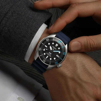 Seiko Prospex SPB325J1 King Sumo Automatic Divers Black Dial Silicone Strap PADI Special Edition
