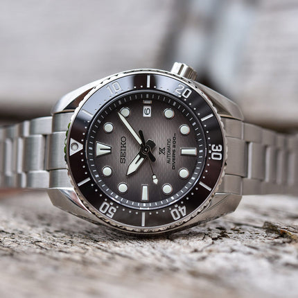 Seiko Prospex SPB323J1 King Sumo Automatic Divers 200M Grey Dial Stainless Steel Strap