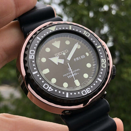 Seiko Prospex S23627J1 Tuna Sea Baselworld 2018 Black Dial Black Rubber Strap Limited Edition
