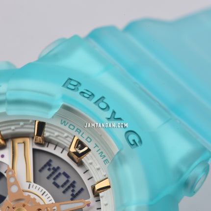 Casio Baby-G BA-110SC-2ADR Spring And Summer Digital Analog Dial Tosca Transparent Resin Band