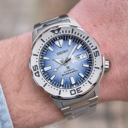 Seiko Prospex SRPG57K1 Save The Ocean Penguin Monster Automatic St. Steel Strap Special Edition