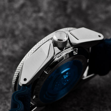 Seiko Prospex SRPJ93K1 King Samurai PADI Great Blue Dial Blue Silicone Strap Special Edition