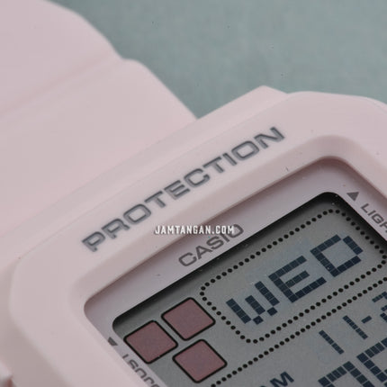 Casio Baby-G + Plus BGD-10L-4DR Ladies Digital Dial Light Pink Resin Band