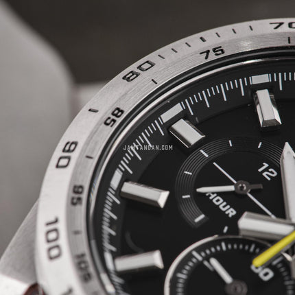 Casio Edifice EFR-574D-1AVUDF Chronograph Black Dial Stainless Steel Band
