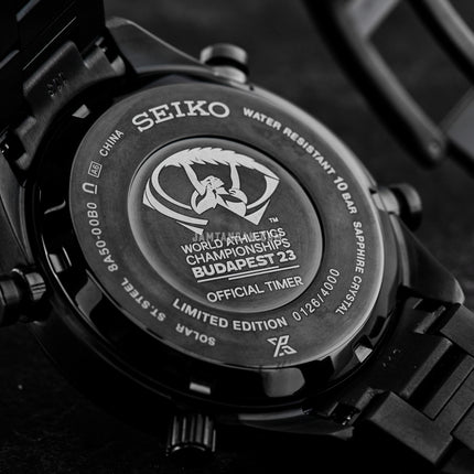 Seiko Prospex SFJ007P1 Speedtimer Solar World Athletics Championships Budapest 23 Limited Edition