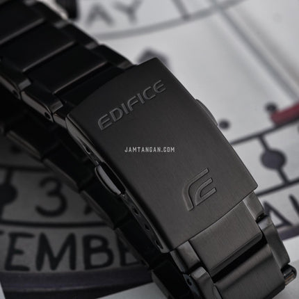 Casio Edifice EQS-960DC-1AVUDF Sospensione Black Carbon Fiber Dial Black Stainless Steel Band