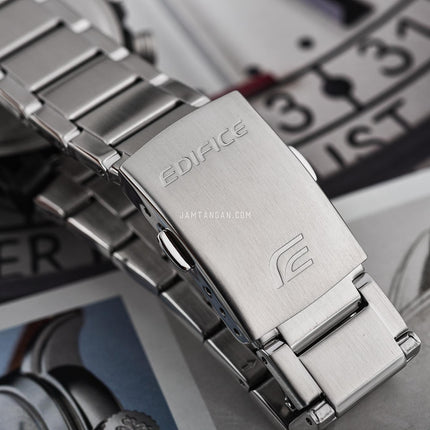 Casio Edifice EQS-960D-1AVUDF Sospensione Black Carbon Fiber Dial Stainless Steel Band
