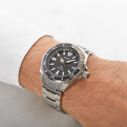 Seiko Prospex SRPF03K1 Samurai Automatic Black Dial Stainless Steel Strap