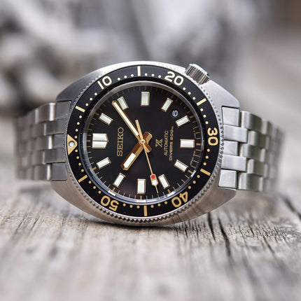 Seiko Prospex SPB315J1 Heritage Re-Interpretation Slim Willard Black Dial Stainless Steel Strap