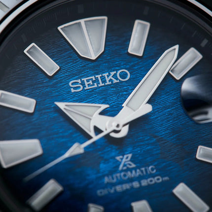 Seiko Prospex SRPE33K1 King Samurai Manta Ray Save The Ocean Stainless Steel Special Edition