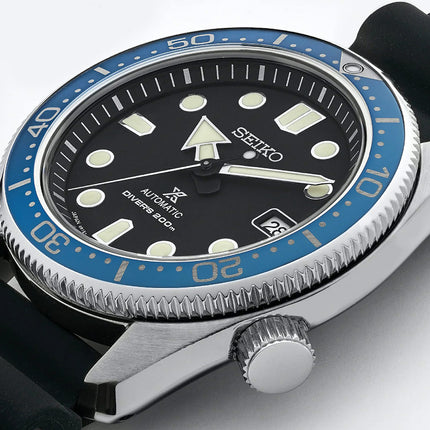 Seiko Prospex SPB079J1 The 1968 Automatic Divers Modern Re-interpretation Black Dial Rubber Strap