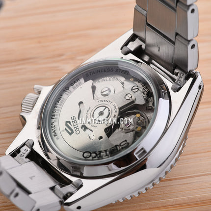 Seiko 5 Sports SRPK31K1 5KX Midi SKX Sports Style Beige Dial Stainless Steel Strap