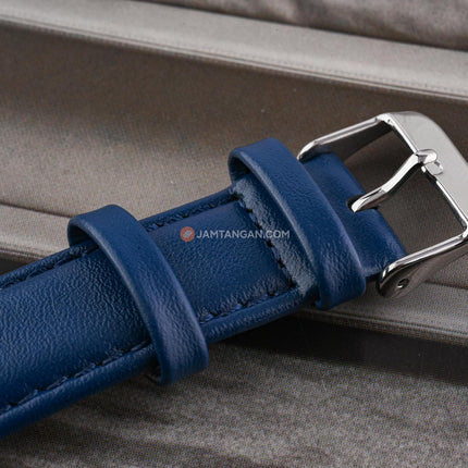 Alba AT3K57X1 Men Chronograph Blue Dial Blue Leather Strap