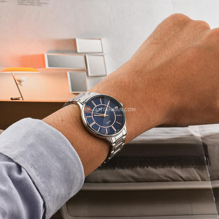 Alba Fashion AG8Q53X1 Ladies Blue Dial Stainless Steel Strap