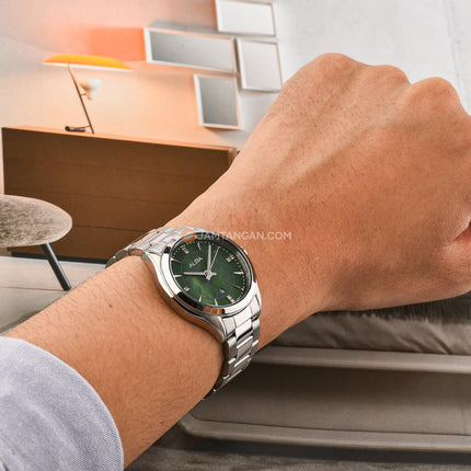 Alba Fashion AH7EK3X1 Ladies Green MOP Dial Stainless Steel Strap