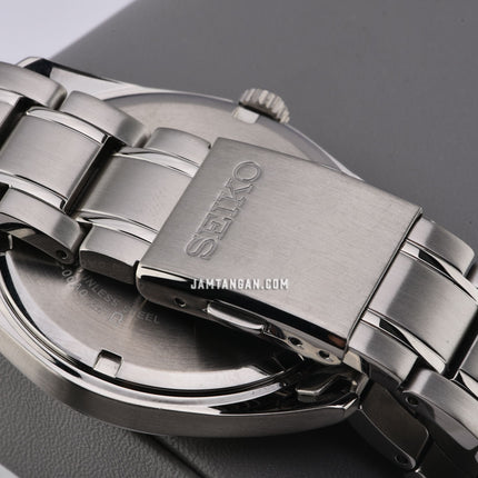 Seiko Classic SUR533P1_SUR527P1 Dress Olive Green Dial Stainless Steel Strap