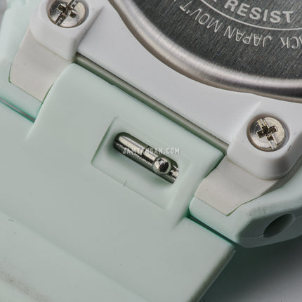 Casio Baby-G BGA-320FH-3ADR Fantasy Holographic Colors Digital Analog Dial Green Pastels Resin Band
