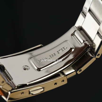 Alba AS9Q78X1 Silver Dial Dual Tone Stainless Steel Strap