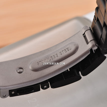 Alba Prestige ARX023X1 Ladies Black Dial Black Stainless Steel Strap