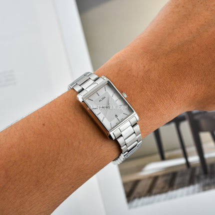 Alba AH7DH3X1 Ladies Silver Dial Stainless Steel Strap