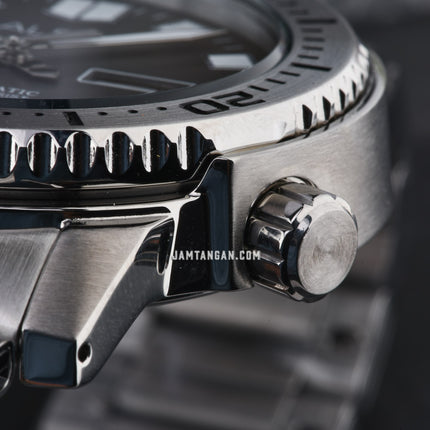 Alba Mechanical AL4635X1 Automatic Men Grey Gradient Dial Stainless Steel Strap