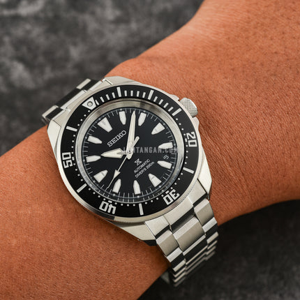 Seiko Prospex SRPL13K1 Diver Samurai Shog-Urai Black Dial Stainless Steel Strap