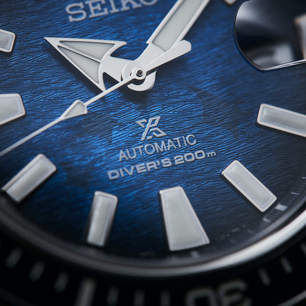 Seiko Prospex SRPE33K1 King Samurai Manta Ray Save The Ocean Stainless Steel Special Edition