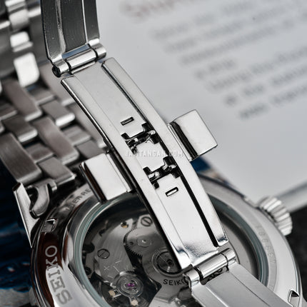 Seiko Presage SSK037J1 Cocktail Time Skydiving GMT Light Blue Dial Stainless Steel Strap